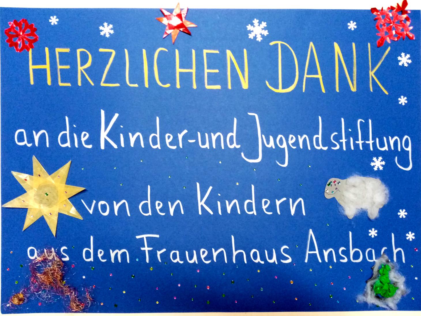 Liebes Team des Frauenhauses, (c) Caritas Ansbach Liebes Team des Frauenhauses,