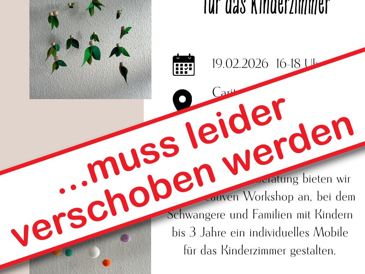 Das morgige Kreativangebot muss verschoben werden (c) Caritas Ansbach Das morgige Kreativangebot muss verschoben werden
