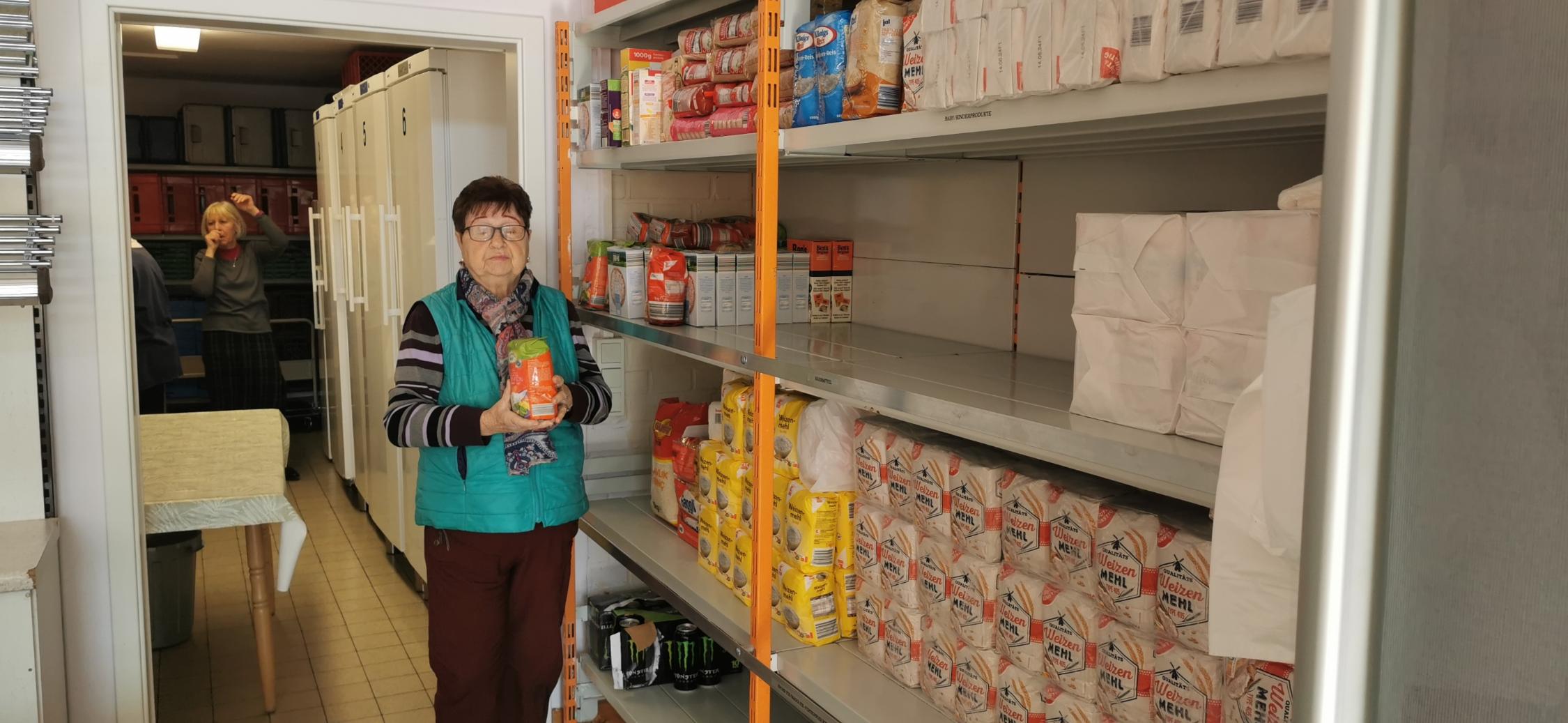 Gut sortierte Waren warten auf Abnehmer